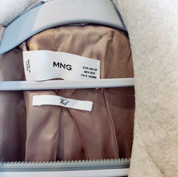 Mango wool oversized cocoon coat - Picture 4 of 4